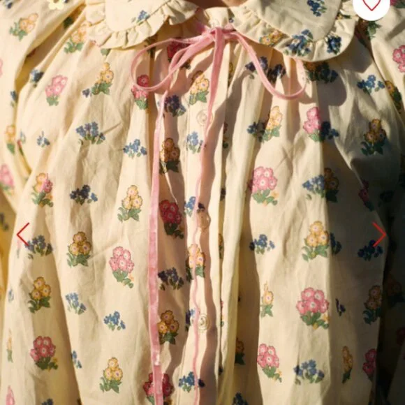 Wimbledon Top Lisa Says Gah - Ivory Garden - Picture 2 of 6